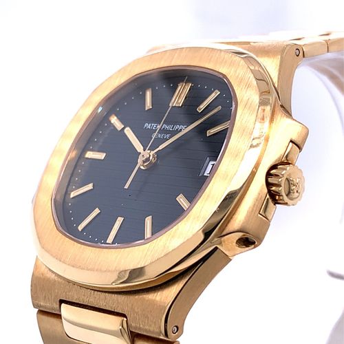 Patek Philippe Legendäre, nahezu neuwertige Genfer Armbanduhr mit Zentralsekunde&hellip;