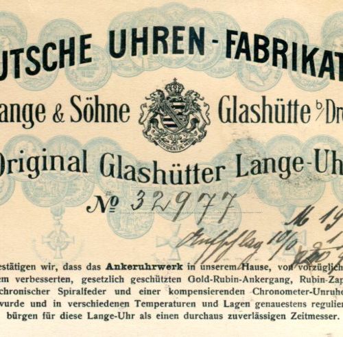 Lange&Söhne (*) Lourde Savonnette de Glashütte avec répétition minutes, fabriqué&hellip;