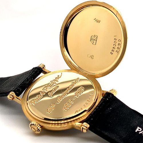 Patek Philippe 优雅的、几乎是全新的日内瓦腕表--限量版，1989年为百达翡丽150周年纪念而制作--配有礼盒、皮箱、纪念章、限量版证书、百达翡丽&hellip;