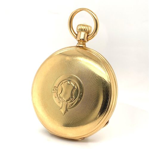 Lange & Söhne An early Glashuette hunting case pocket watch - manufactured in qu&hellip;