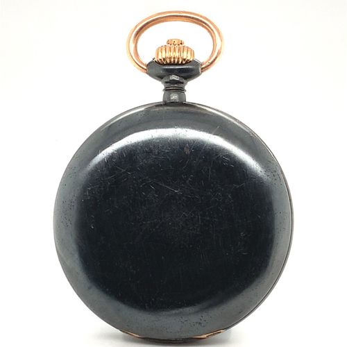 Lange & Söhne (*) An extremely rare Glashuette hunting case pocket watch in blac&hellip;