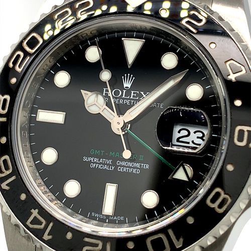 Rolex (*) Montre-bracelet recherchée avec date et affichage 24h - avec étui en c&hellip;