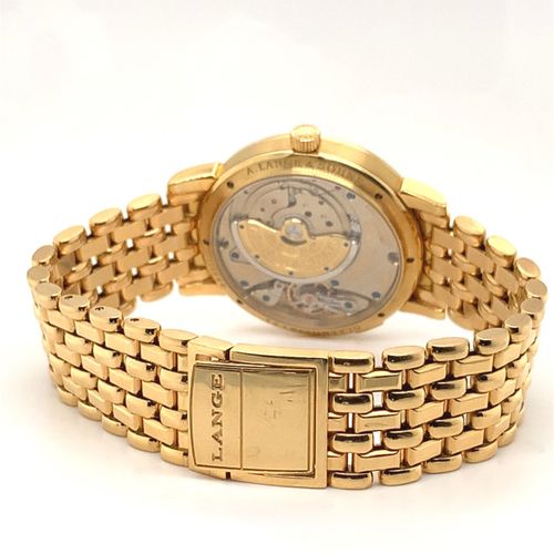A. Lange & Söhne Elegante, sehr schwere Glashütter Armbanduhr mit Großdatum - mi&hellip;