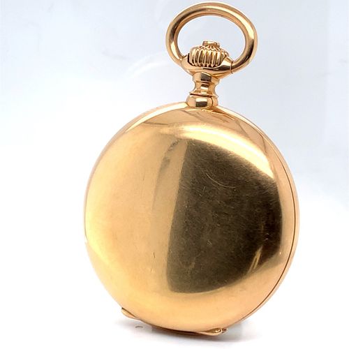 Lange & Söhne A heavy Glashuette hunting case pocket watch - lever chronometer, &hellip;