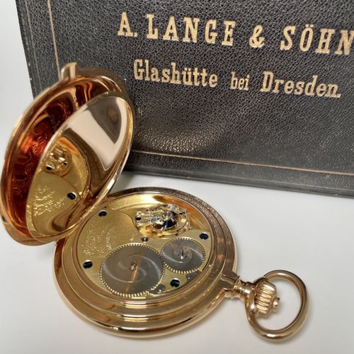 Lange & Söhne Importante, très fine, extrêmement rare savonnette Glashütte avec &hellip;