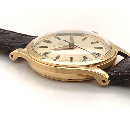 Patek Philippe 由F.Borgel制作的优雅、罕见的日内瓦古董腕表，带有中央秒针的防水表壳--附带百达翡丽血统书摘录

机芯编号702954，型号&hellip;