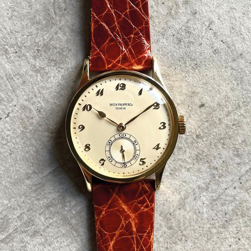 Patek Philippe & Co. Extrêmement rare et très attrayante montre-bracelet genevoi&hellip;