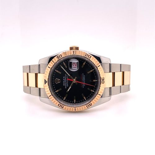 Rolex A very attractive bicolor wristwatch in practically new condition, with re&hellip;