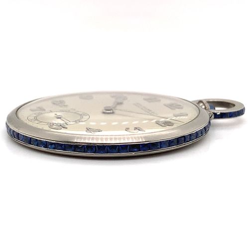 Patek Philippe (*) Elegante orologio da tasca ginevrino piatto con cassa in plat&hellip;