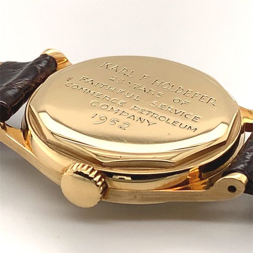 Patek Philippe Elegante y raro reloj de pulsera de época ginebrino con segundero&hellip;