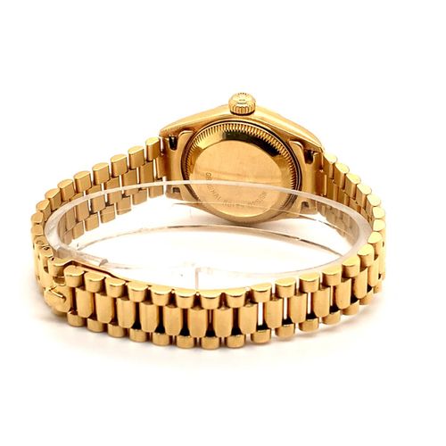 Rolex Lady President Élégante montre bracelet pour dame sertie de diamants, avec&hellip;