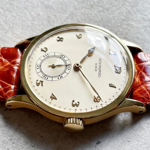 Patek Philippe & Co. An extremely rare and highly attractive vintage Geneva wris&hellip;