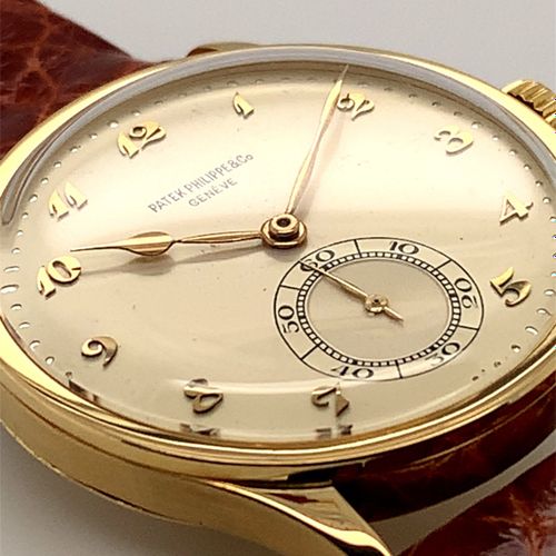 Patek Philippe & Co. An extremely rare and highly attractive vintage Geneva wris&hellip;