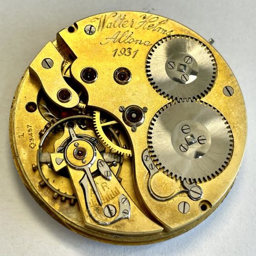 Walter Helms, Altona A collection of 3 Wehrmacht pocket watches and 1 graduate's&hellip;