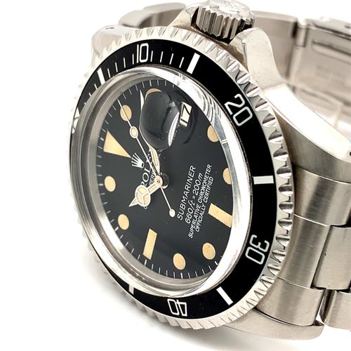 Rolex (*) Reloj de pulsera de buceo de época muy buscado con fecha y caja origin&hellip;