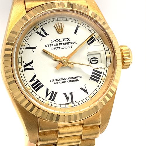 Rolex Encantador reloj de pulsera de señora con fecha y rara esfera "Buckley" - &hellip;