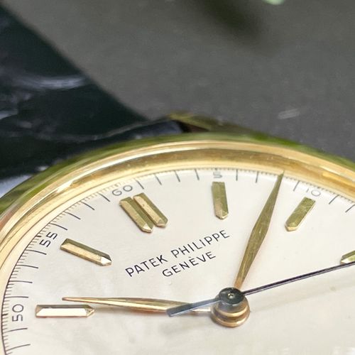 Patek Philippe An exquisite vintage Geneva wristwatch with centre seconds and Pa&hellip;