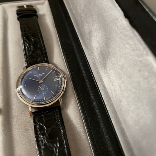 Patek Philippe Sehr attraktive Genfer Vintage Armbanduhr mit Datum und Originals&hellip;