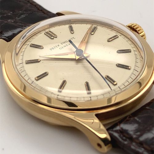 Patek Philippe Elegante, seltene Genfer Vintage Armbanduhr mit Zentralsekunde im&hellip;
