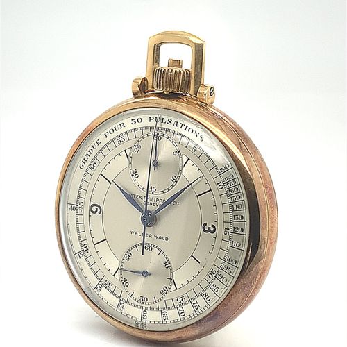 Patek Philippe Doctor’s Chronograph Extrêmement rare, fin chronographe de médeci&hellip;