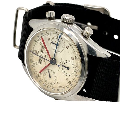 Rolex (*) Important et charismatique chronographe-bracelet Dato-Compax vintage a&hellip;