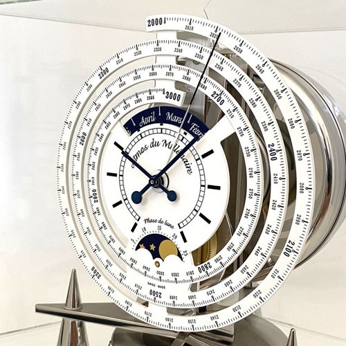 Jaeger-LeCoultre A very rare, exquisite and impressive table clock with 1000 yea&hellip;