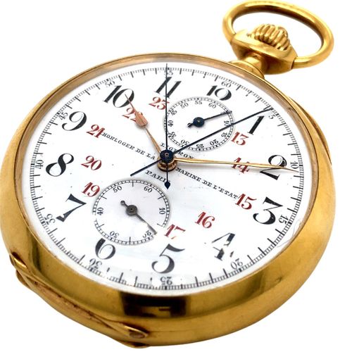 Ligeron, Horloger de la Marine de l'Etat - Viper An extremely rare Parisian leve&hellip;