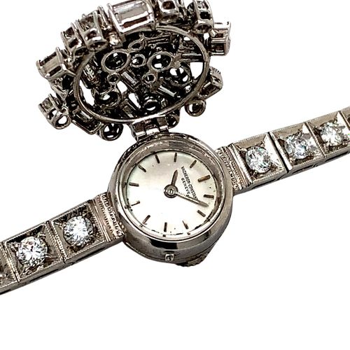 Vacheron & Constantin (*) A very elegant vintage bracelet watch set with diamond&hellip;