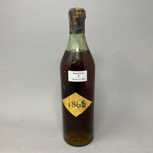 Null 1	 bouteille 	COGNAC 			1865	 (surcharge sur l'étiquette d'origine marquée &hellip;