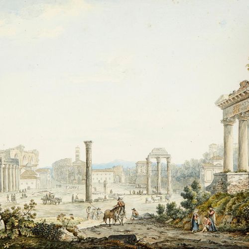 Null Kaiserman François c. 1800. Vistas del Mausoleo de Cecilia Metella, el Coli&hellip;