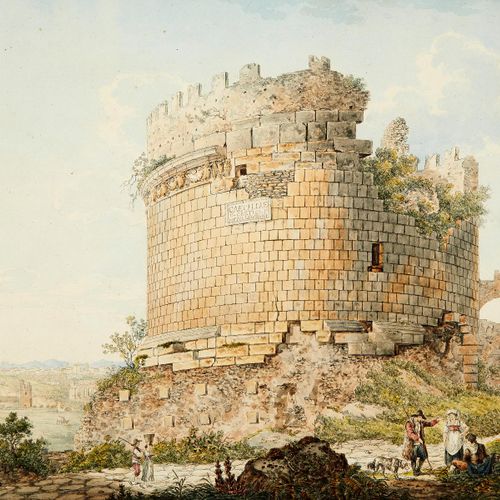 Null Kaiserman François c. 1800. Vistas del Mausoleo de Cecilia Metella, el Coli&hellip;