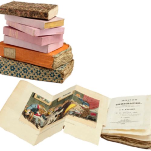 Null Almanach divers des Muses 1779, des Gourmands 1807 et 1829, de la Cour 1811&hellip;
