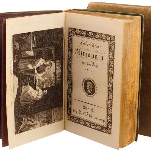 Null Almanachs helvétiques 1786, 1800, 1803, 1806, 1807, 1812, 1821, 1822. Zuric&hellip;