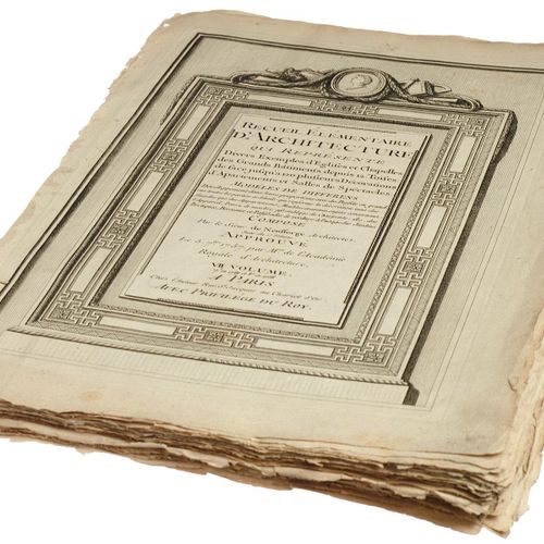 Null Neufforge, Jean-François de Recueil Elémentaire d'Architecture.巴黎1757-1768年&hellip;
