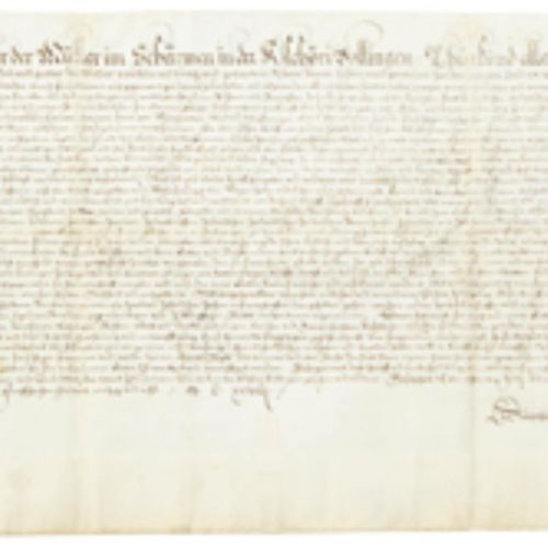 Null Kaufbrief von 1598 umb ein Holz genannt der Falkenacker... In Bollingen gel&hellip;