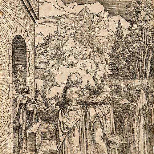 Null Dürer Albrecht Vers 1503. Monogramme imprimé. Manques dans le coin supérieu&hellip;