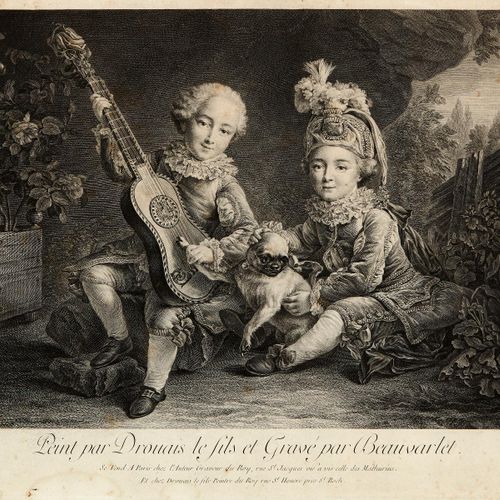 Null Drouais François-Hubert 18e siècle. Gravé par Jacques Firmin Beauvarlet (17&hellip;