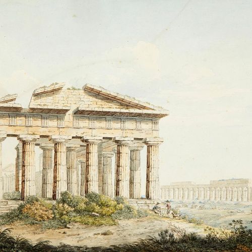 Null Kaiserman François um 1800. Ansichten vom Mausoleo di Cecilia Metella, Colo&hellip;