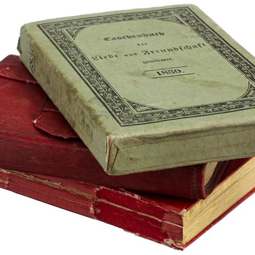 Null Almanacco Geselliges Vergnügen 1797, Taschenbuch 1799, Leipziger Taschenbuc&hellip;