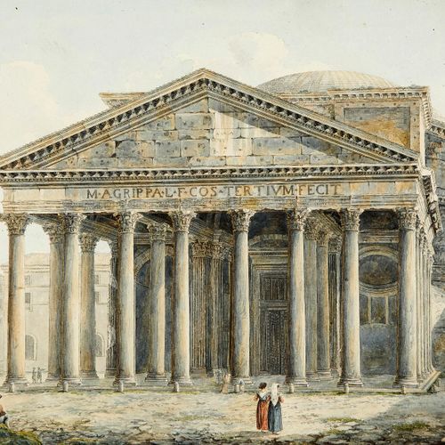 Null Kaiserman François c. 1800. Views of the Mausoleo di Cecilia Metella, Colos&hellip;