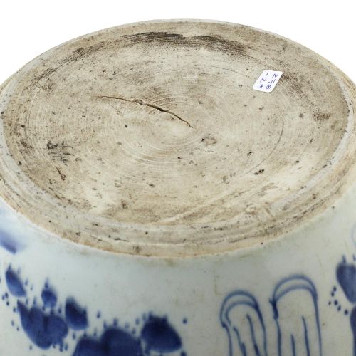 Null Gran jarra de jengibre
China S. XVII/XVIII Porcelana azul y blanca. Pintado&hellip;