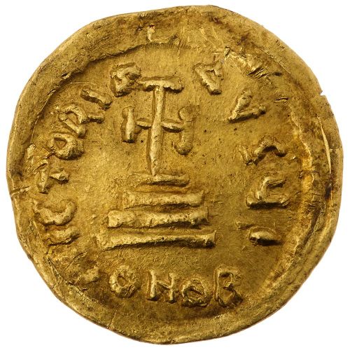 Null Solidus Heraclius
Eastern Roman Empire, 613 to 616. Gold. Depiction of Hera&hellip;