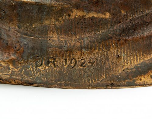 Null John Rädecker (1885-1956), Monk's Head, bronze.Signed J.R. 1924. See Y. Koo&hellip;