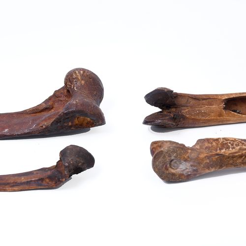 P.N. Guinea, Abelam, a collection of four cassowary bone ceremonial daggers; P.N&hellip;