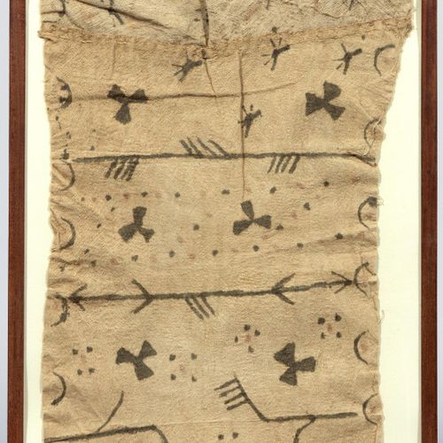 D.R. Congo, Ituri, four bark cloth paintings. D.R. Congo, Ituri, four bark cloth&hellip;