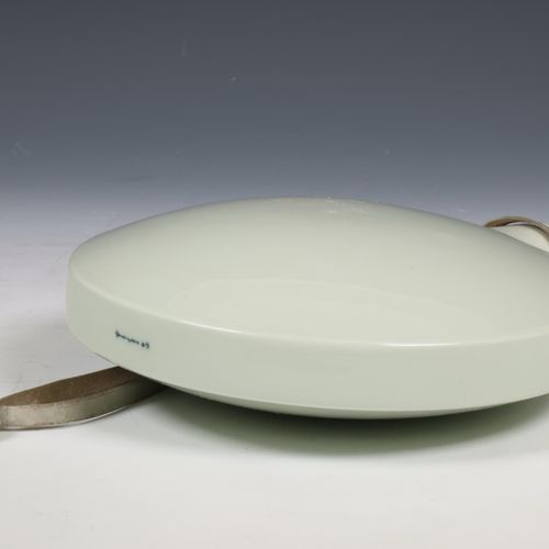 KPM, celadon porseleinen pelgrimsfles, Selb, na 1947, KPM, celadon porcelain pil&hellip;