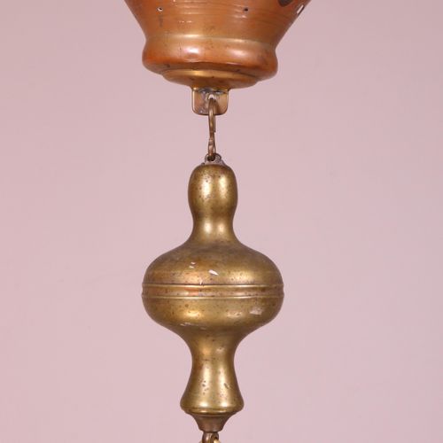Judaica, koperen gedreven sabbath lamp, 18e eeuw. Judaica, lampada del sabato az&hellip;