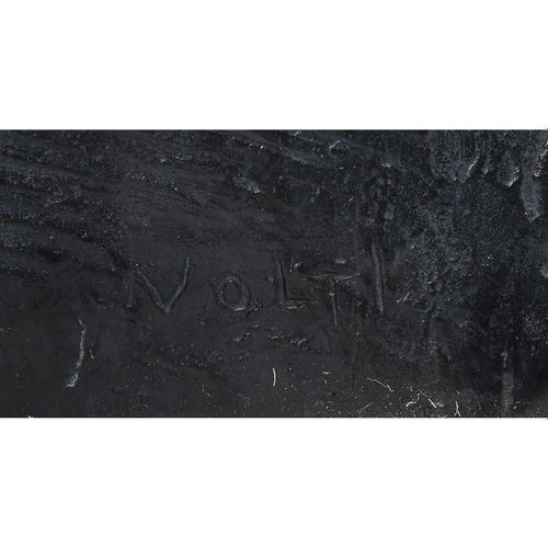 ANTONIUCCI VOLTI (1915 1989) 
L'OTAGE 
Bronze à patine anthracite nuancé de bleu&hellip;