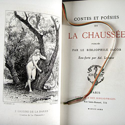 73.LA CHAUSSÉE (Pierre Claude Nivelle de).拉 肖塞的作品和诗歌。巴黎，Librairie des bibliophil&hellip;
