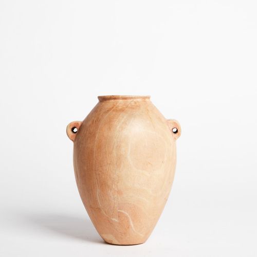 Vaso in terracotta con due manici ad anello 
Egitto 
Altezza: 22 cm 
 
Esperto: &hellip;